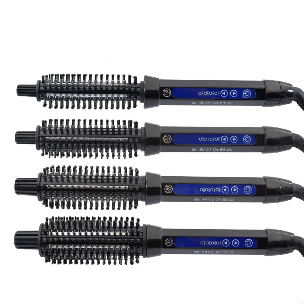 Hair Curling Wand Curler Iron Ceramic Anion Hot Air Brush Styler