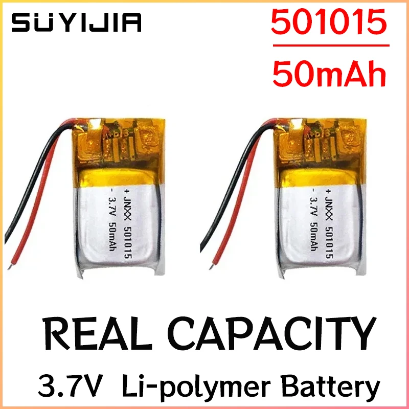 Литий-полимерная аккумуляторная батарея 501015 3,7 в 60 мАч для MP3 MP4 MP5 Bluetooth гарнитура слуховой аппарат GPS локатор счетчик