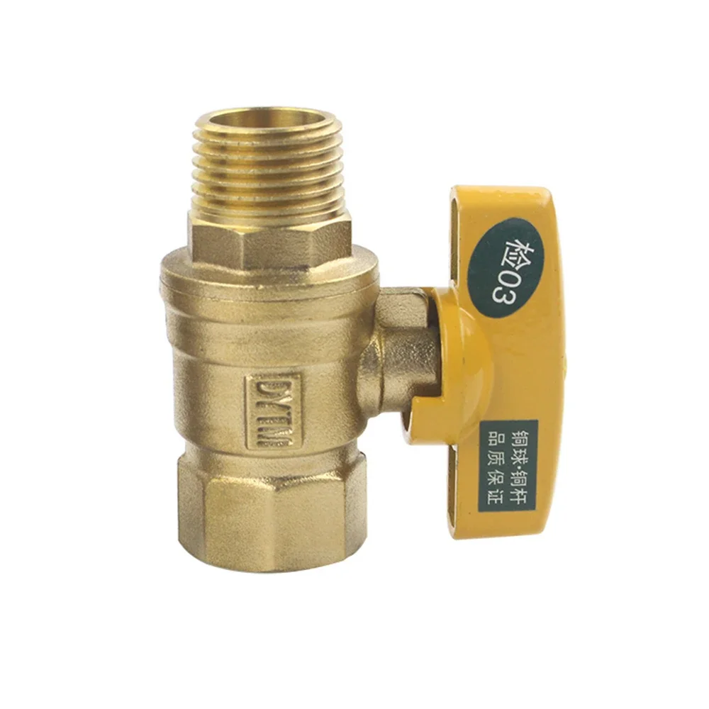 1pcs for All Copper Inside And Outside Wire Straight Valve Inlet Water Intake Copper Ball Valve Gas Short Handle Switch