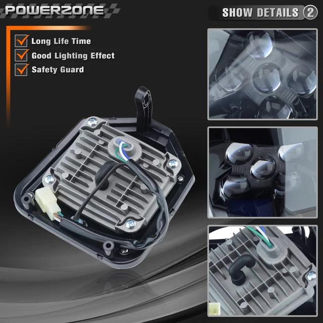 PowerZone Motorcycle LED Headlight