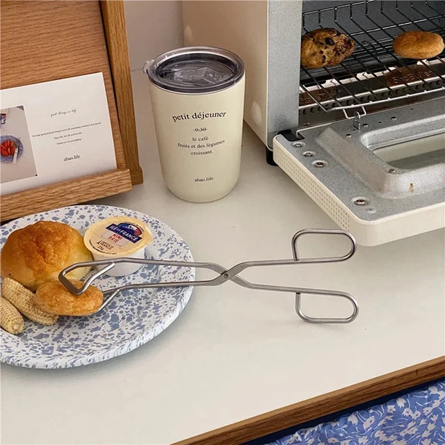 304 Rozsdamentes Acél Olló Alakú Barbecue Klip Szálloda Steak Clip Étel Kenyér Konyha Szerszám - Image 2