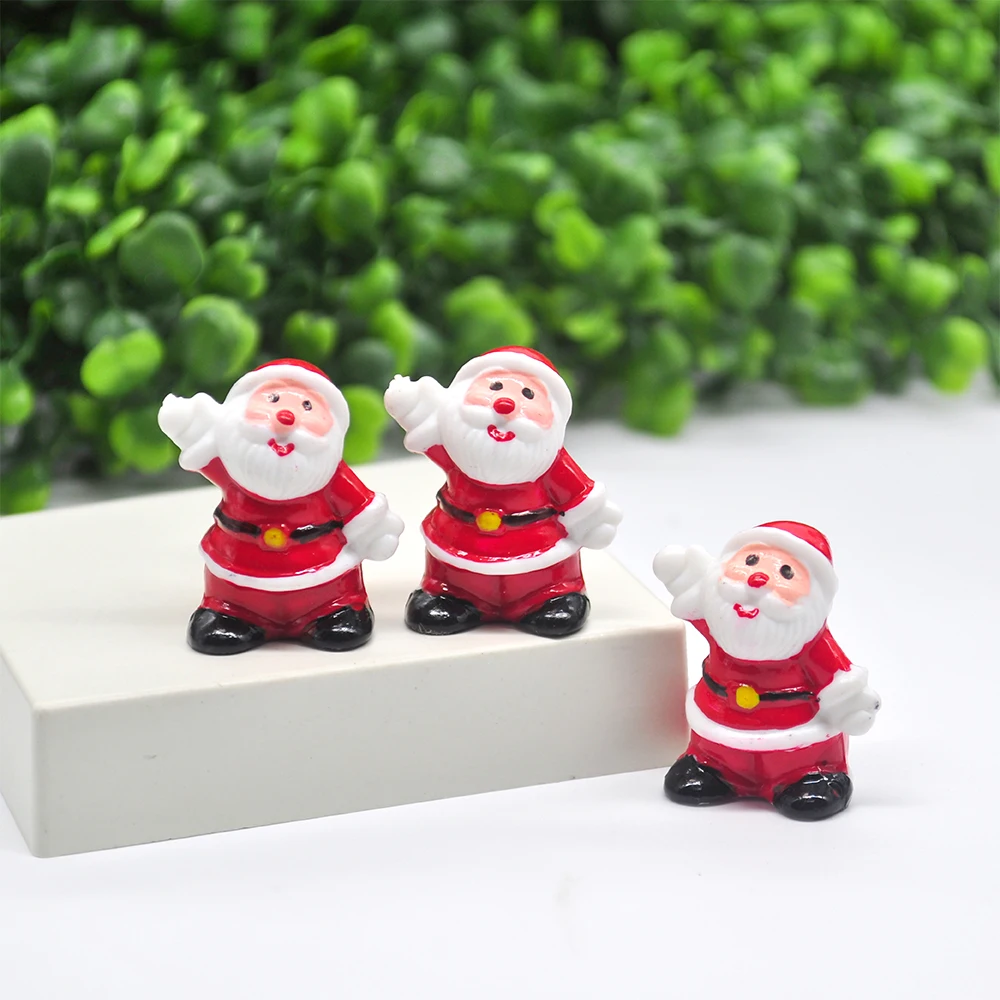 3*4cm Mini Santa Claus Figurines Miniature Christmas Decorations Home  Garden Tabletop Santa Claus Figure Ornament Christmas Gift