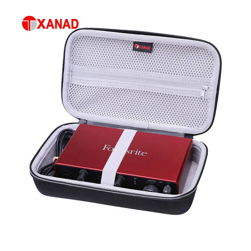 Custodia Rigida Xanad Eva Per Focusrite Scarlett 4 I4 Custodia Protettiva Di Terza Generazione (Solo Custodia)