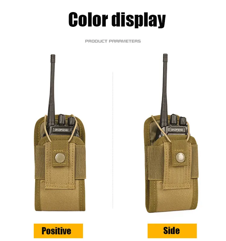 Etui Tactique Pochette Sac Molle à Ceinture Poche de Sac à Dos Gilet