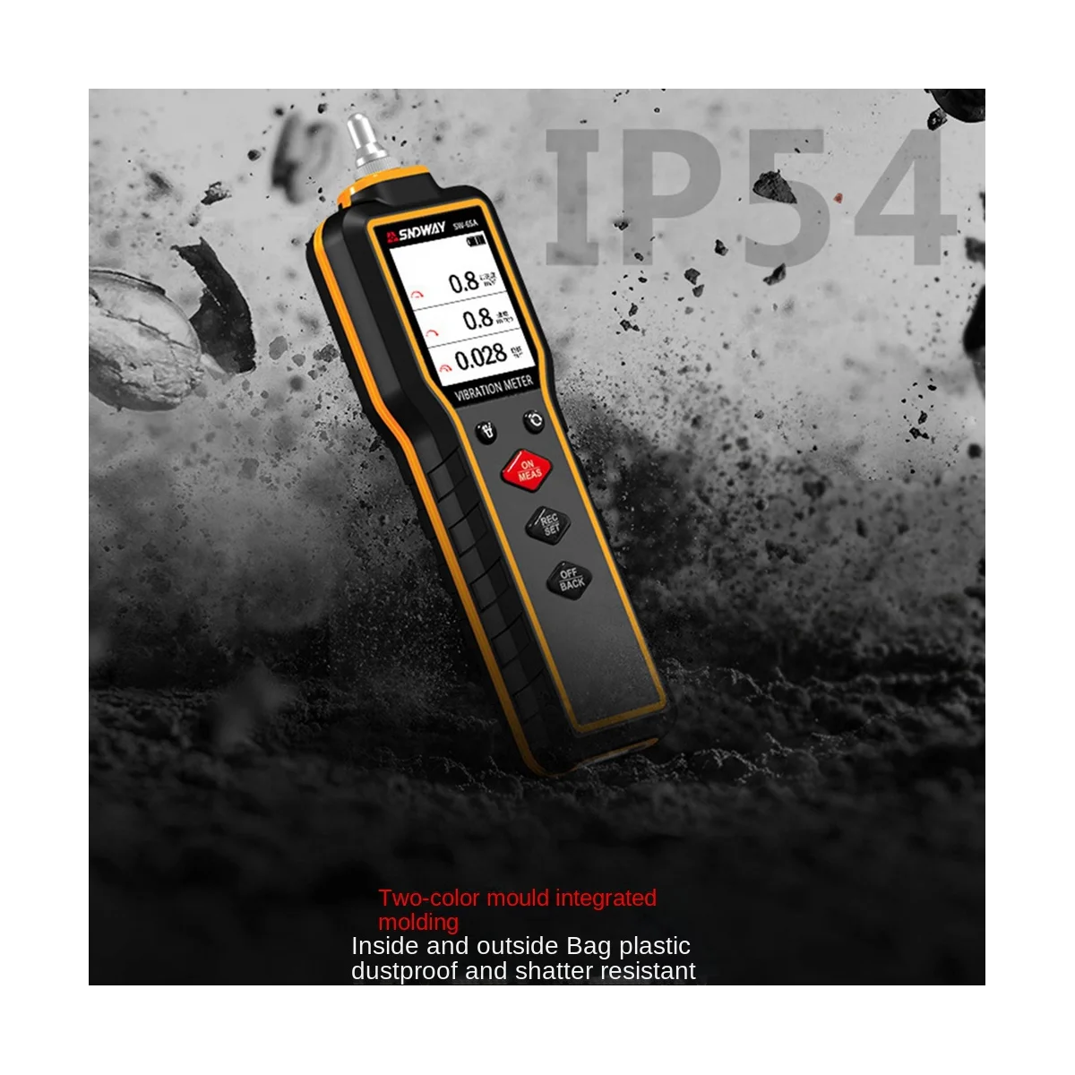 SNDWAY SW65A Digital Vibration Meter High Precision Vibration Detector Vibration Meter 2