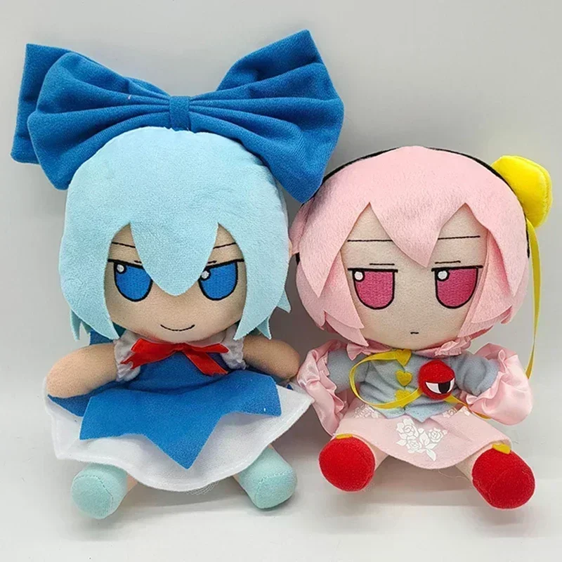 20CM 애니메이션 동방 프로젝트 봉제 인형 Cirno 플러시 인형 Izayoi Sakuya Flandre 스칼렛 코스프레 인형 베개 크리스마스 선물