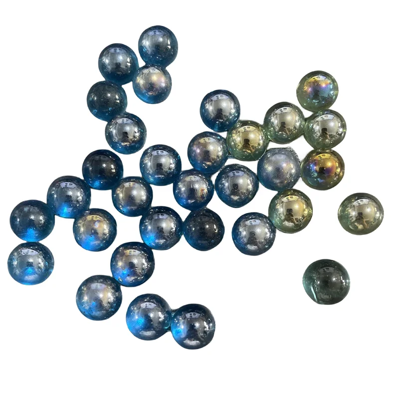 50/100 Pcs 14mm Glass Marbles Balls Charms Clear Pinball Machine Home Decor for Fish Tank Vase Aquarium Toys for Kids Children 4