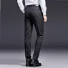 High Quality Men Suit Pants Smart Casual Office Trousers Business Pants For Men Wedding Party Dress Trousers Mens Stripe Pants 2