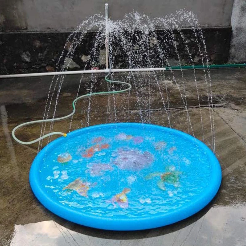 Children's Summer Water Inflatable Toys Pop-up Toys Water Mat Children's Outdoor Spray Mat Garden Lawn Fountain Watering