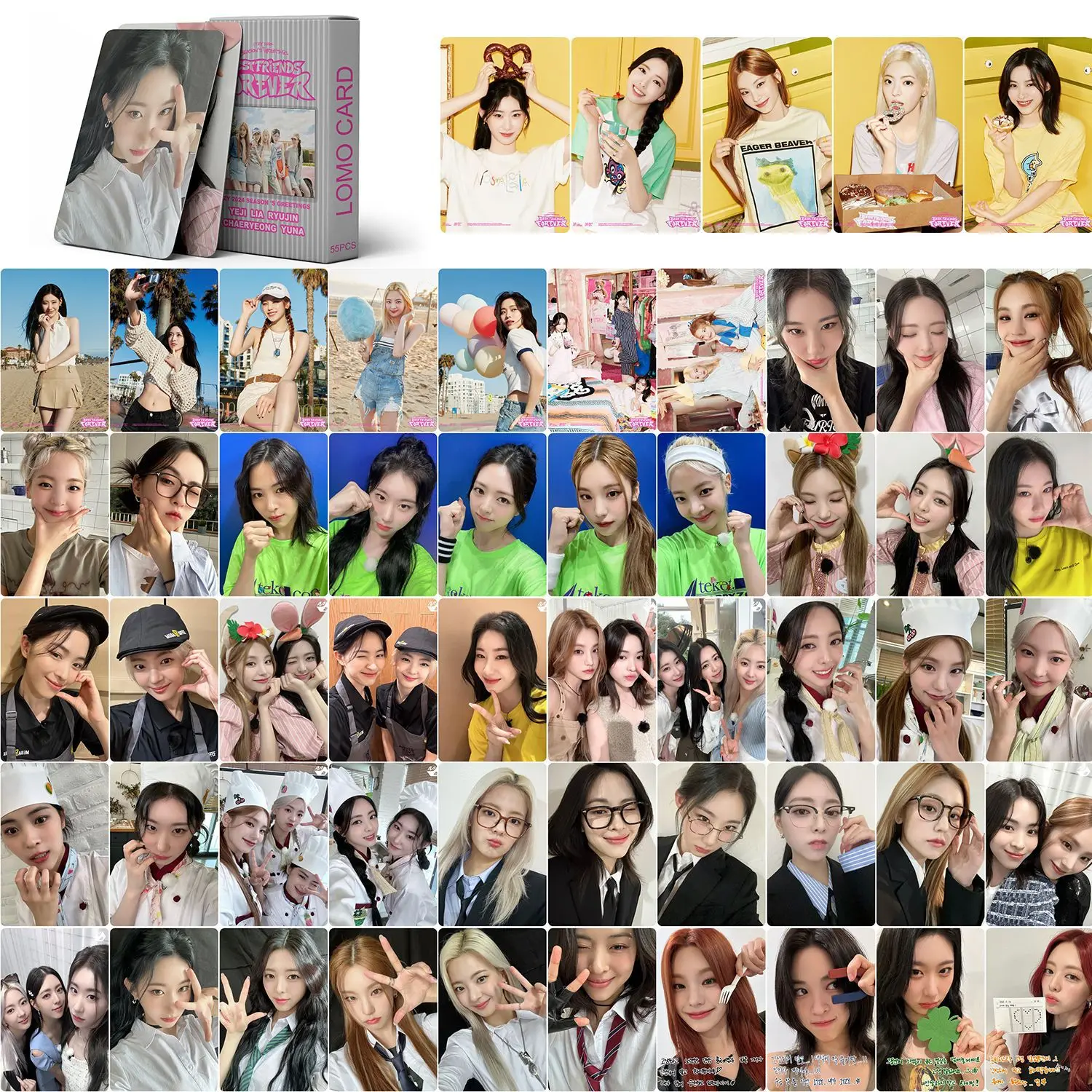 Рисунок 2 - Kpop ITZY Lomo открытка 2024 сезон
