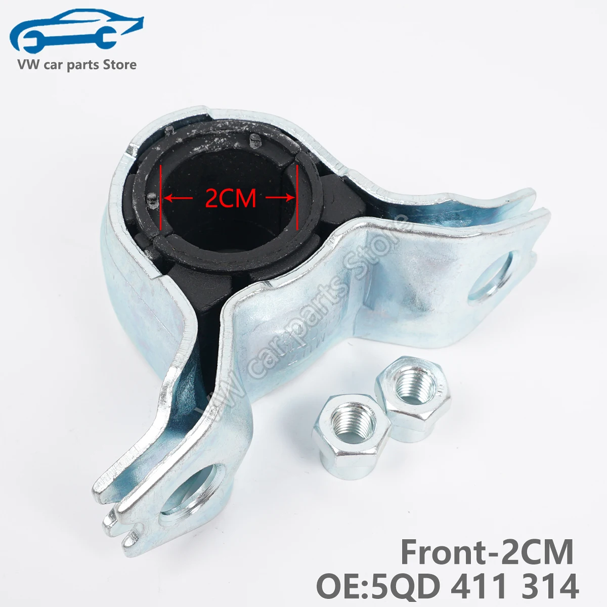 Front stabilizer bar sleeve apply to Golf 7 Mk7 Passat b8l Tiguan MK2 Octavia Superb Touran L stabilizer bar rubber sleeve open 5QD 411 314