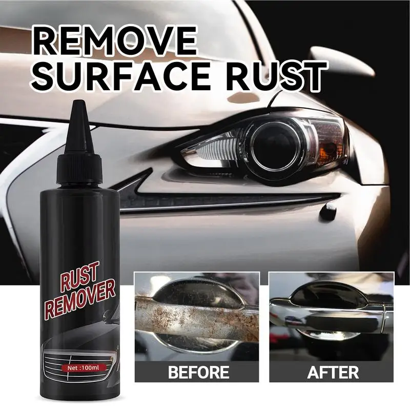 

Instant Car Rust Remover Mild Formula Auto Renewal Agent Wheel Hub Cleaner Vehicles Metal Paint Surfaces Polishing Anti-Rust