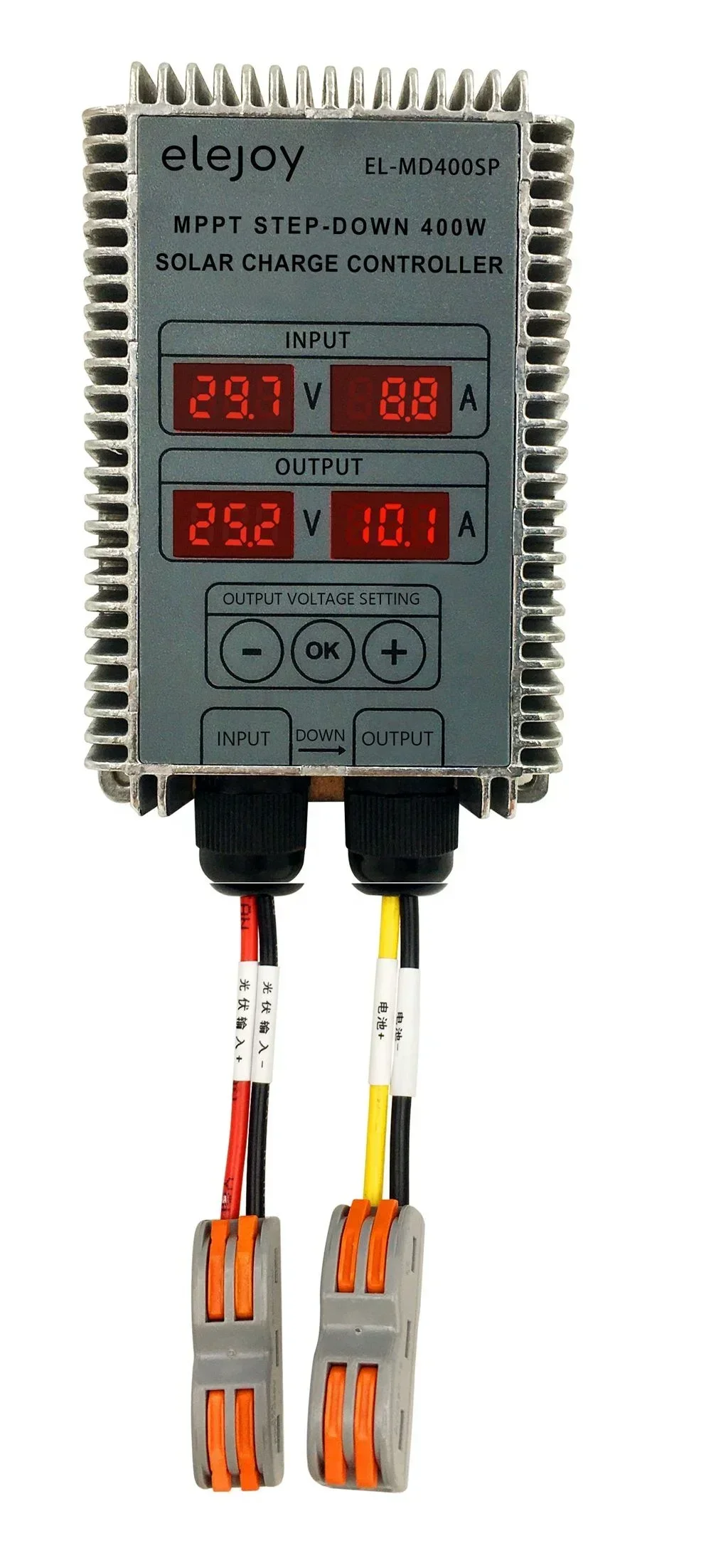 

400SP MANUFACTURER 400W 12/24V ADJUSTABLE MPPT SOLAR CHARGE CONTROLLER 99% LED DISPLAY BATTERY CHARGER SMART BUCK