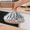 50/100PCS Repeatable Aluminum Foil Insulation Covers - Eco-Friendly Kitchen Food Covers for Bowls & Dishes Storage for Kitchen 3