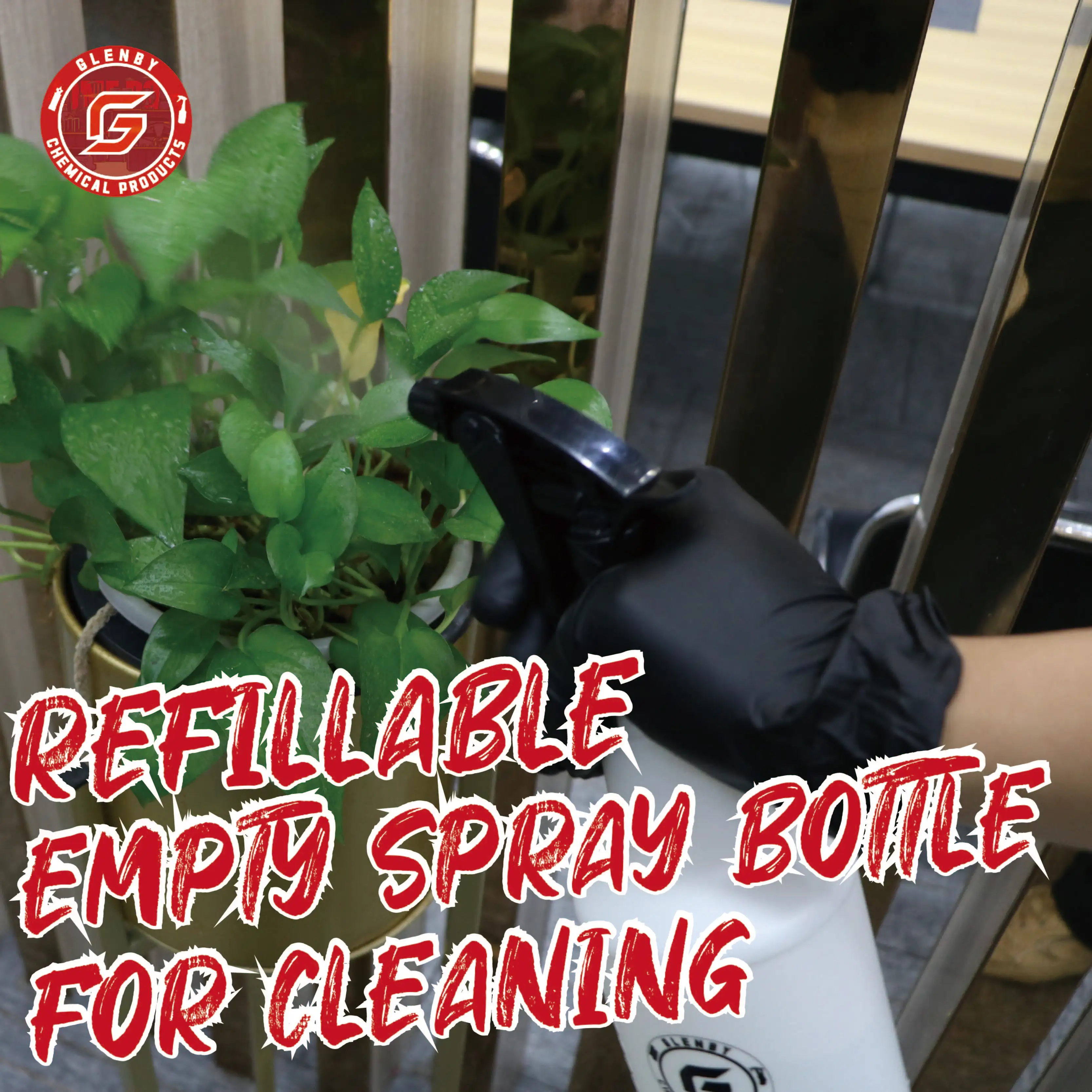 Car cleaning spray bottle; Plant watering spray bottle; Home cleaning spray bottle. 6