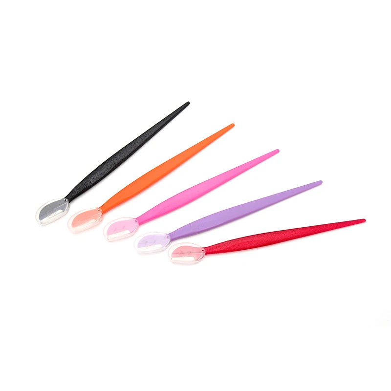 1/5/10pcs Random Color Eyebrow Trimmer Portable Razor Eye Brow Epilation Hair Removal Cutters Safety Razor Cosmetic Makeup Tools eyebrow trimmer set eyebrow trimmer eyebrow razor set hair shaver eyebrow razor facial hair remover eyebrow scissors hair remover eyebrow trimmer blade eyebrow tweezers set
