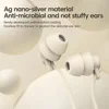 OLAF Silicone In-ear 3.5mm Jack Wired Earphones Handsfree Sleep Headphones With Cable Earbuds In-line Control Headset With Mic 2