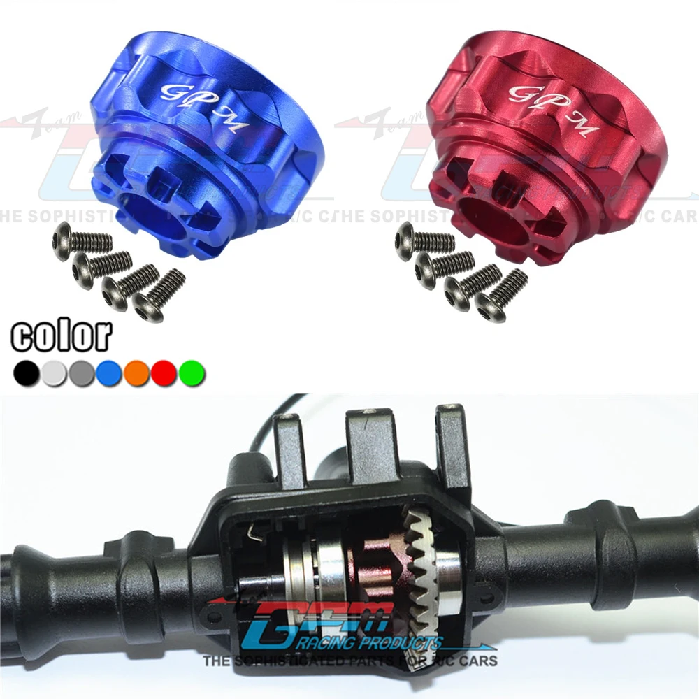 GPM For Traxxas TRX-4 Trail Defender Crawler Upgrade Parts Aluminum Rear Bumper