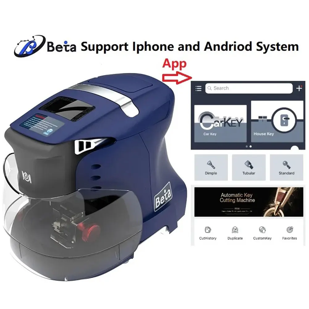 

Автоматическая машина для резки ключей Beta, поддержка автомобиля, жилого мотоцикла, тумбы, ключи Ford