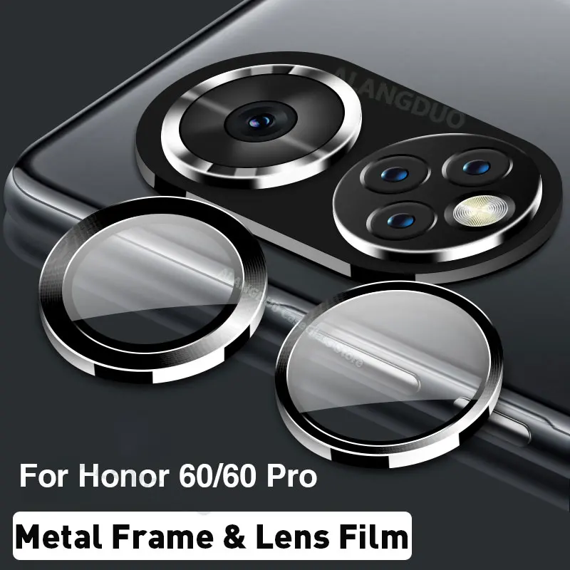 Für huawei honor 60 pro Kamera Display-schutz Glas Für honor 60 Metall Kamera Schutz Fall Für honor60 60pro ring_voghion.com