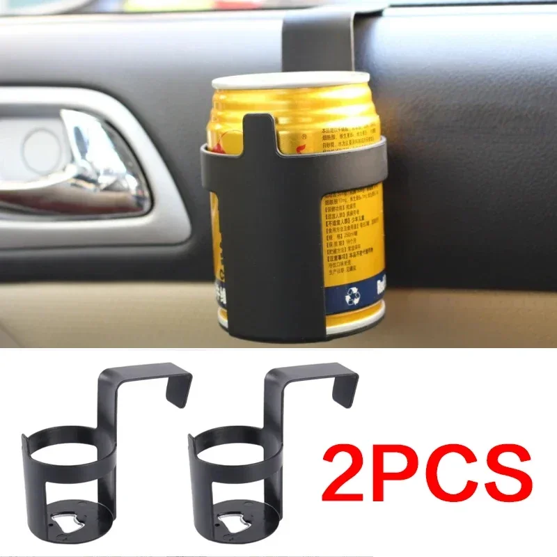 NEW Universal 2PCS Car Truck Door Cup Holder Window Hook Mount Water Bottle Cup Stand Auto Interior Supplies Accessories