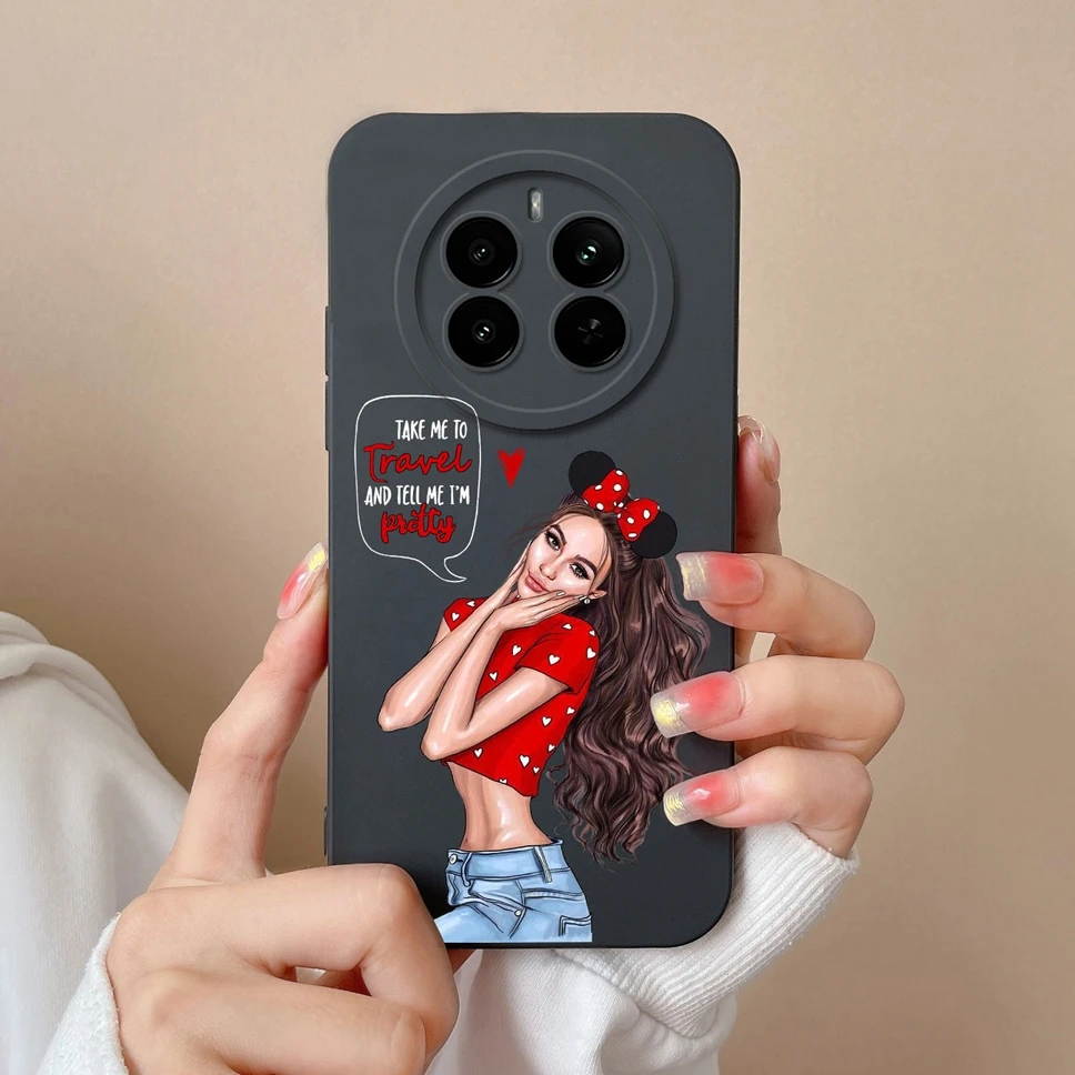 Pretty Sweet Girl Soft Silicone Protective Phone Case