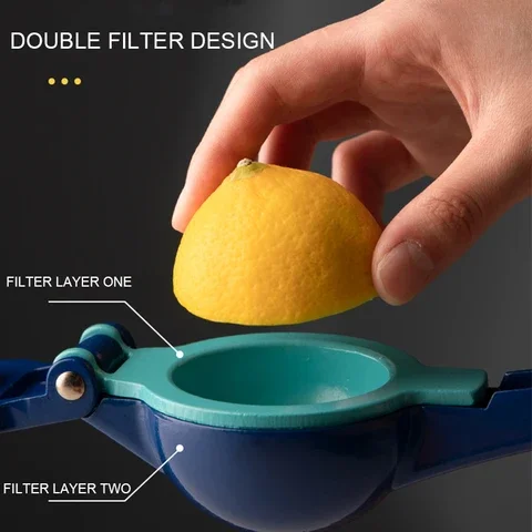 

Alloy Lemon Squeezer Three Layers Manual Juicer Portable Citrus Pomegranate Orange Juice Presser Kitchen Gadgets Tools Aluminum