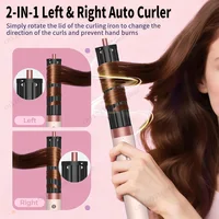 Styler capillaire 6 en 1, brosse à air ionique négative pour un bouclage automatique, sèche-cheveux, style salon, moins de frisottis, réduction des dommages causés par la chaleur 5