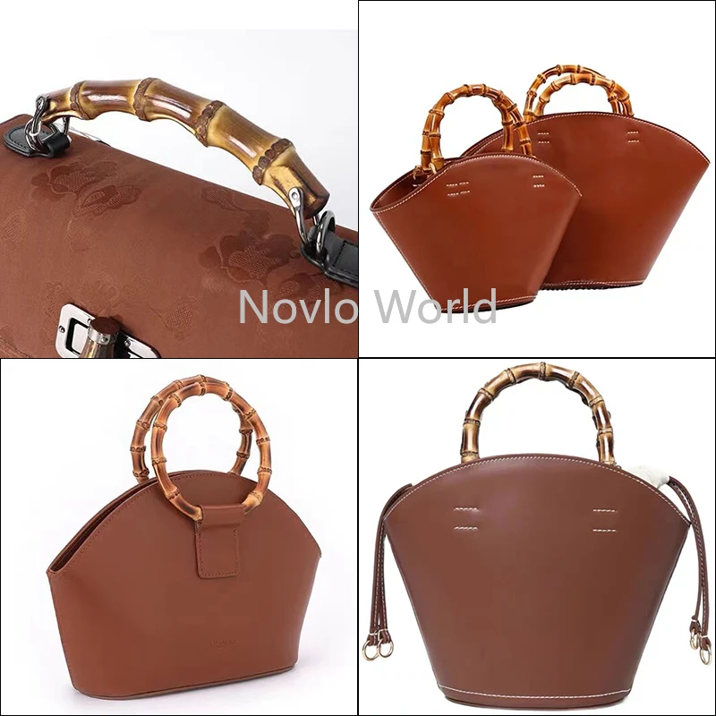 Bamboo handle drape bag／orange camel Bamboo handle drape bag／orange camel Bamboo Bag – Marri