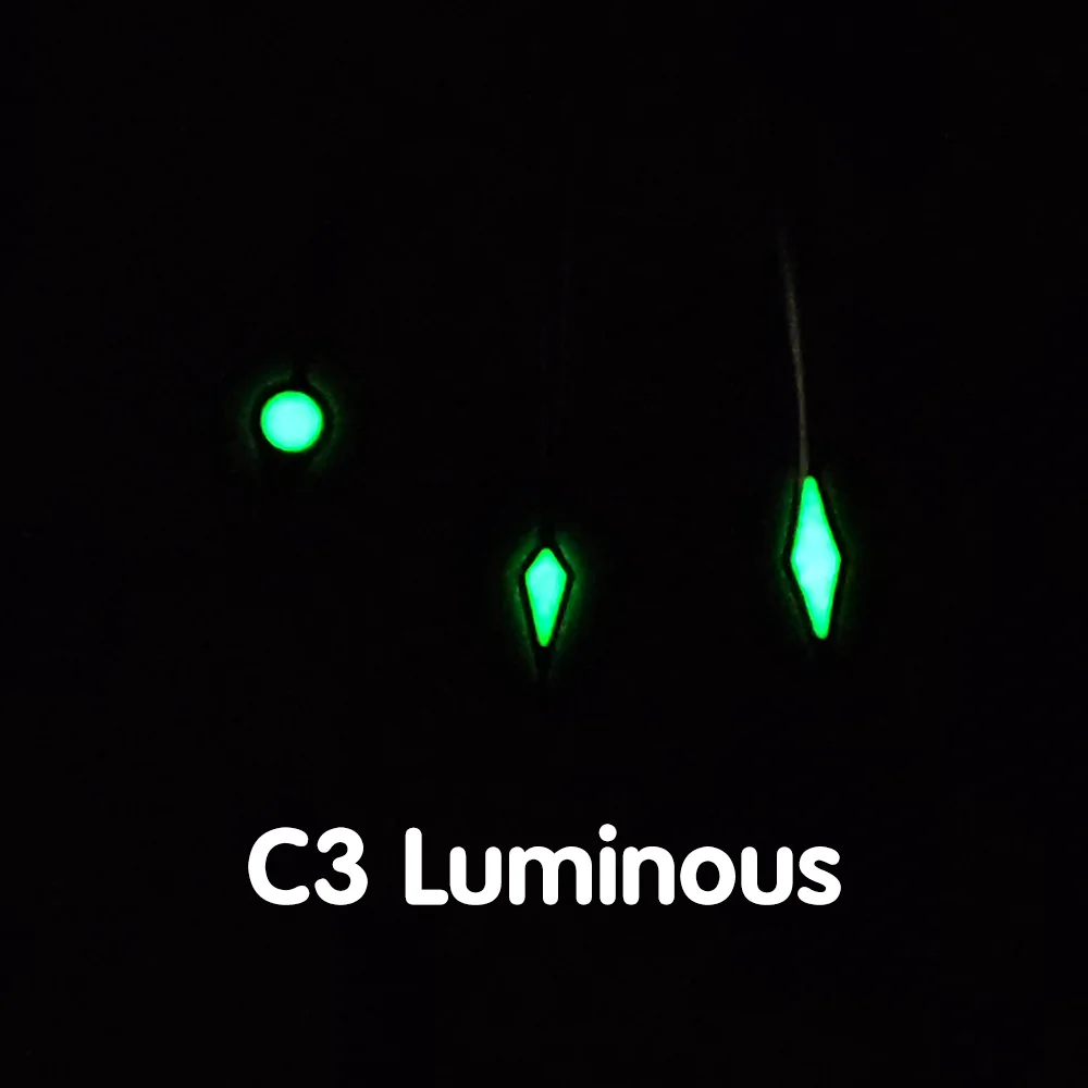 NH35 Hands C3 Luminous Hands Metal Tip Suitable for NH35 Movement Watch Parts Replacement Accessories High Quality