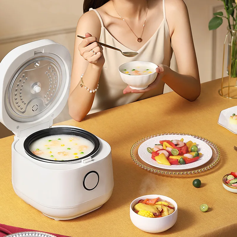 220V Household Intelligent Rice Cooker Soup Cooking Rice Cooker 3L Large Capacity Automatic Porridge Cooking