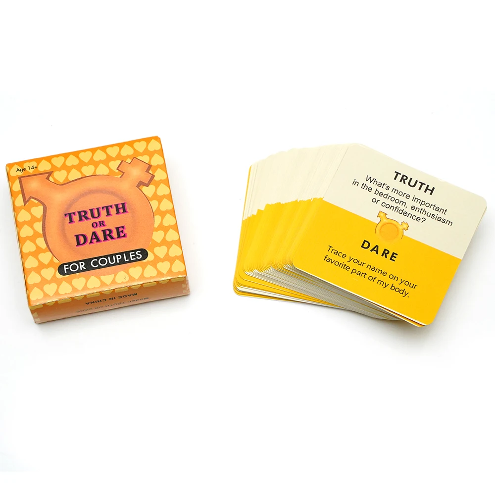 Mini Size Truth Or Dare Couples Game Cards Travel Portables Valentine'S Day Gifts Party Entertainment Perfect Date Night 51 Card 5