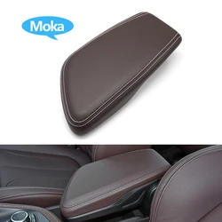 Luxury Leather Console Storage Armrest Case (LHD Moka)