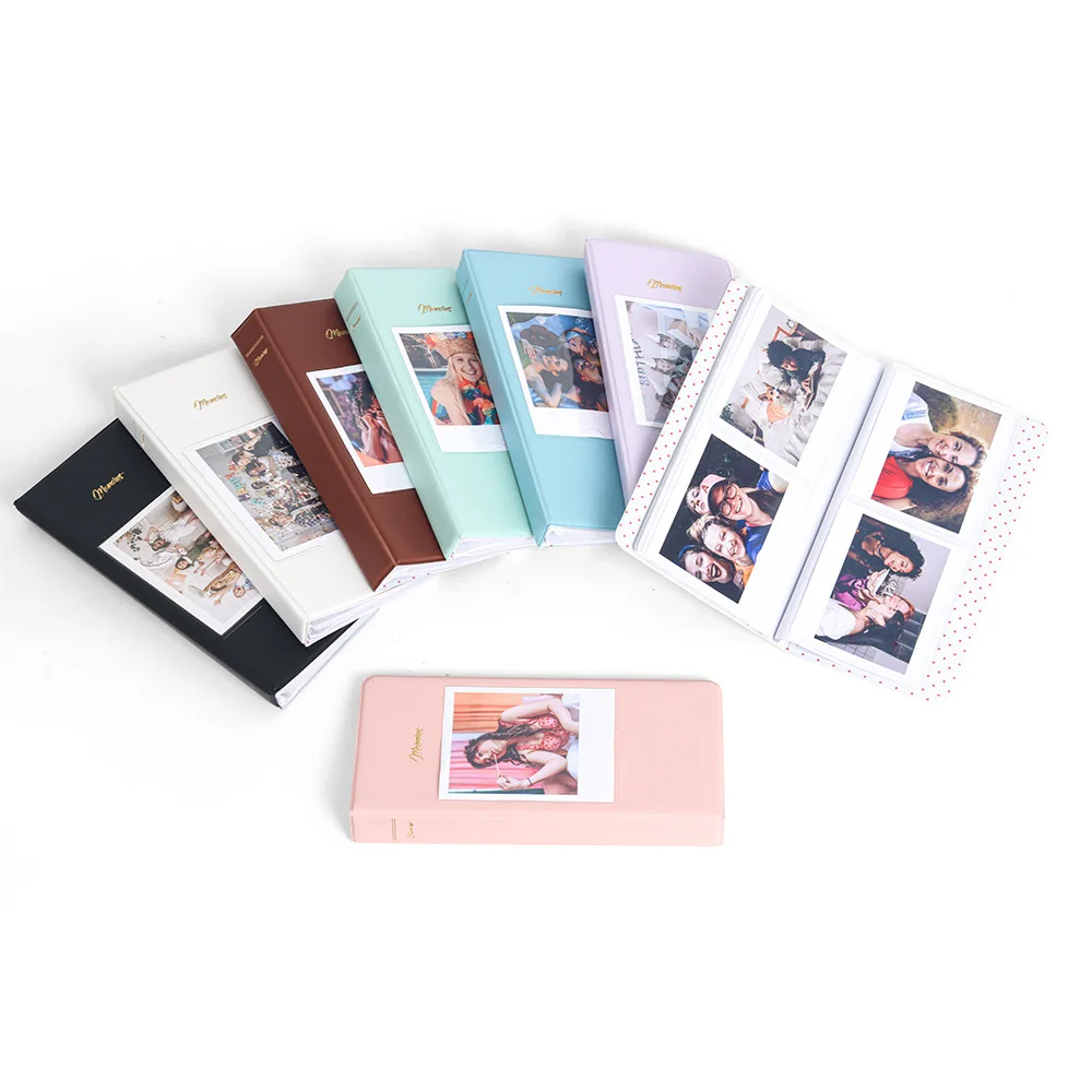 Photo Film Album For Fujifilm Instax Wide Album 64 Pockets For Fujifilm Instax Wide 400 210 300 Link Photo Paper Album Storage Souvenir Book