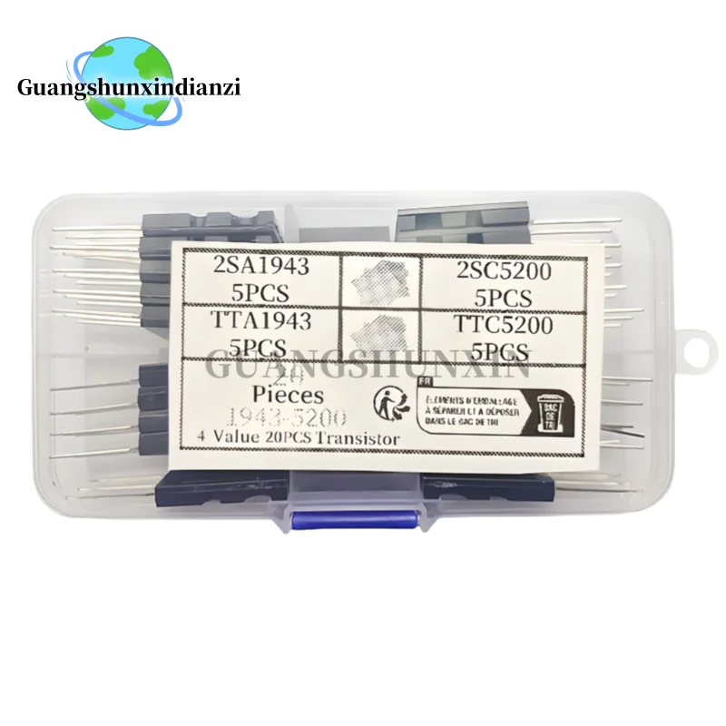 20PCS 4Values 2SA1943 2SC5200 TTA1943 TTC5200 TO-264 A1943 C5200 A1943 ...
