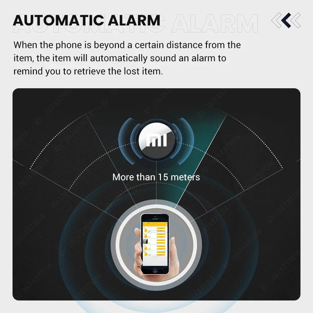 Smart Bluetooth Locator Xiaomi Portable Bluetooth Tracker Key Finder Smart Location Device Compact for Keys Wallet Pets Baggage for Tracking Belongings