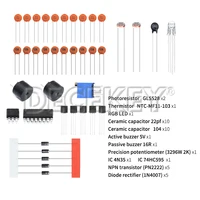 211pcs New Electronics Components Basic Starter Kit for Arduino UNO MEGA2560 Raspberry Pi with LED Buzzer Capacitor Resistor - Image 4