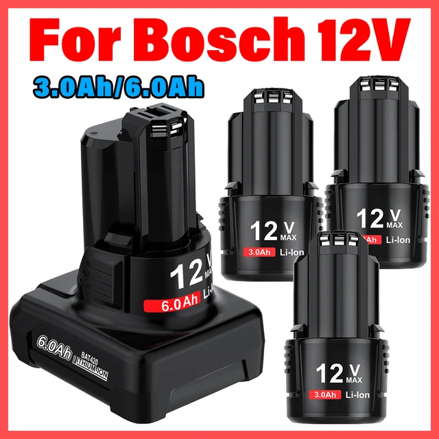 Bosch-batería de iones de litio de 12V, 6.0Ah, batería de repuesto para  Bosch BAT411, BAT412, BAT413, BAT414, 10,8 V, herramient - AliExpress