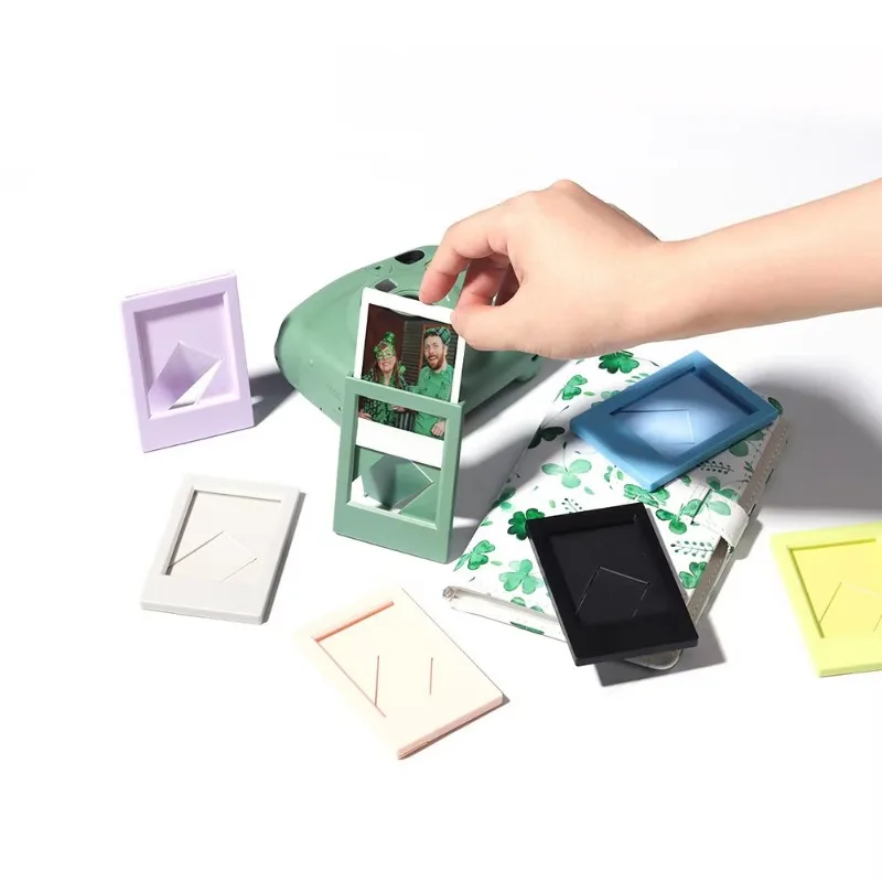 Creative Simple 3 inch Polaroid Small Photo Frame Living Room Bedroom mini Photo Frame Table 8pcs Different Colors