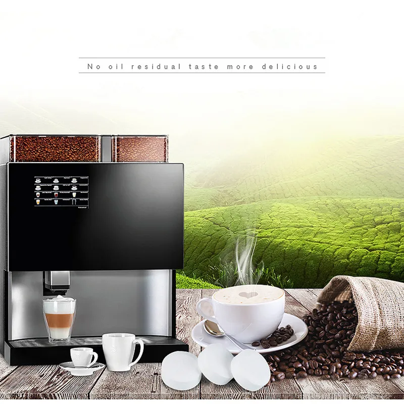 Cleaning Effervescent Tablets 10pcs Powerful Coffee Machine Cleaning Tablet Effervescent Descaling Agent Kitchen Coffee Tea Dirt Cleaning