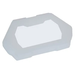 Electric Scooter Dashboard Display Screen Protection Cover - Durable Protective Case Accessory (White)
