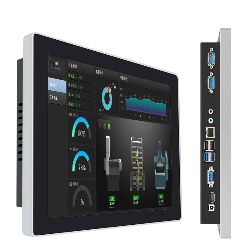

2019 new 12 INCH panel pc fanless pc touch pc embedded industrial computer android touchscreen