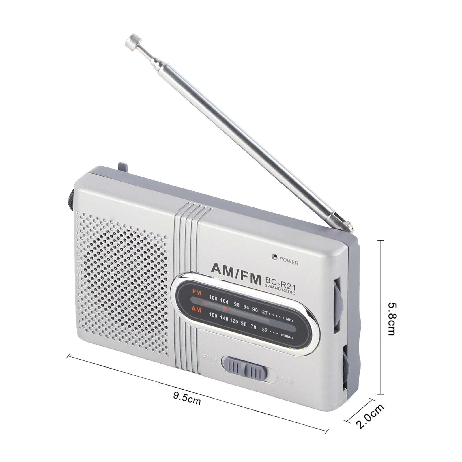 범용 휴대용 AM/FM 미니 라디오 스테레오 스피커 수신기 음악 플레이어