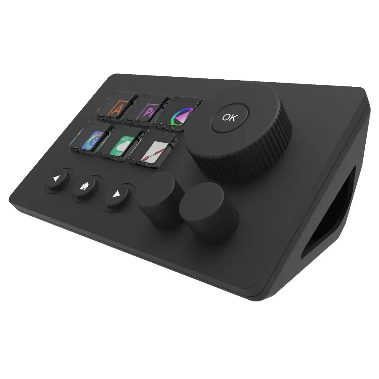 

StreamDeck 6 Keys Visual Keyboard Live Custom Button LCD Button Content Creation Controller For Windows/MacOS/Android/iOS Gifts