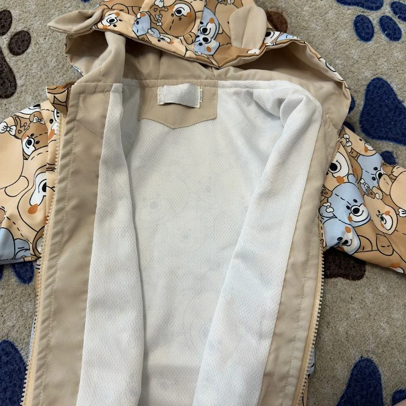 Spring Girls Cotton Coats Jackets Hooded Coat Autumn Boys Baby Girls Outerwear Toddler Kids Fashion Clothes Boys Windbreaker baby jacket