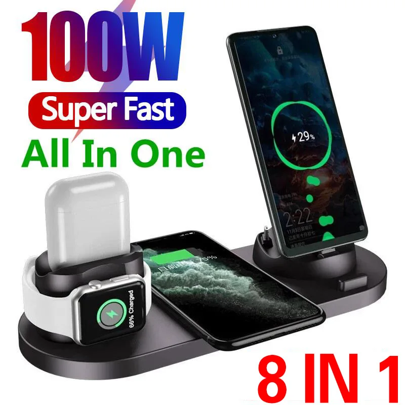 Charging Station Iphone Airpods Iphone Charging Station Wireless 8