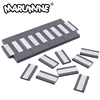 Marumine 50PCS Road Crosswalk MOC Blocks City Street View Accessories 87079 Compatible Town Traffic Zebra Building Brick Parts 1