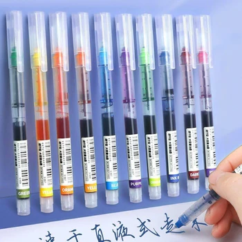 10Pcs/Set Gel Pen School Pens Set Pen 0.5mm Colorer Ink Stationery Student Write SuppliesWater-based Pen Writing Painting Tools 1