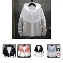 

Terrific Coat Patchwork Zip Up Casual Spring Coat Men Coat Spring Coat