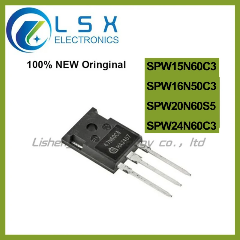 

10Pcs SPW15N60C3 SPW16N50C3 SPW20N60S5 SPW24N60C3 In Stock Fast Shipping Quality guarantee